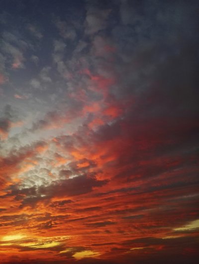 Cielo infuocato al tramonto da Angelo Cerantola