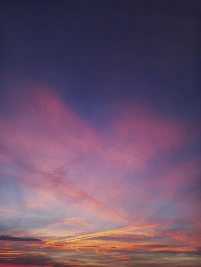 Cielo dai colori vivaci al tramonto da Angelo Cerantola