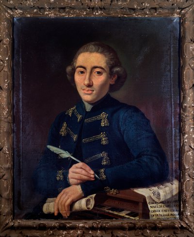 Ritratto di Giovanni Domenico Perotti, compositore italiano da Angelo Crescimbeni