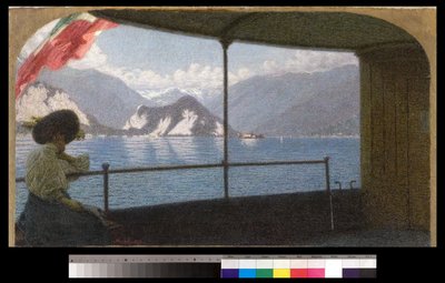 Una barca sul Lago Maggiore, 1915 da Angelo Morbelli