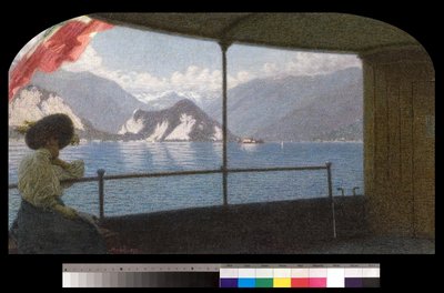 Una barca sul Lago Maggiore, 1915 da Angelo Morbelli