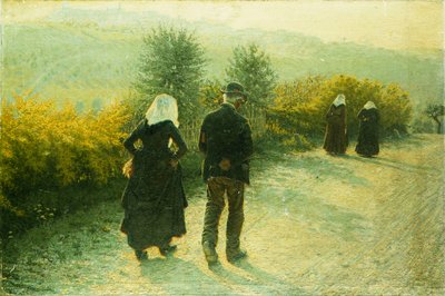 Alla domenicale, 1890 da Angelo Morbelli