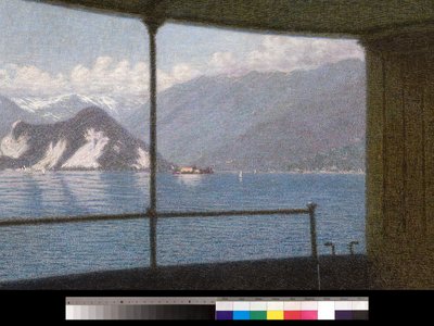 Barca sul Lago Maggiore, 1915 da Angelo Morbelli