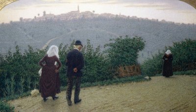 Alba di domenica da Angelo Morbelli