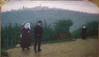 Alba della domenica, prima messa da Angelo Morbelli