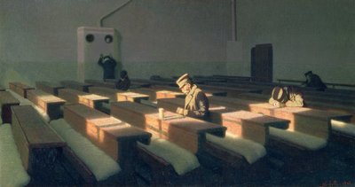 Il Natale di coloro che sono rimasti da Angelo Morbelli