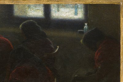 Siesta invernale, 1903 da Angelo Morbelli