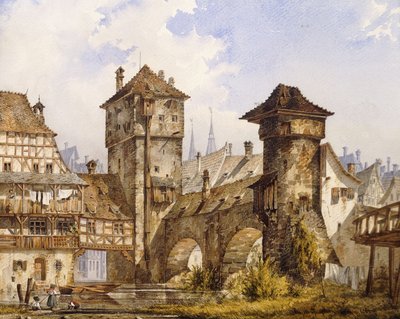 Veduta di Norimberga da Angelo Quaglio