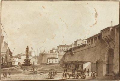 Veduta di Livorno da Angelo Uggeri