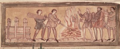 Riscaldamento e fabbricazione, c.1030 da Anglo Saxon