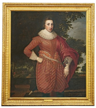 Ritratto di un gentiluomo, tradizionalmente identificato come Enrico, Principe di Galles, c.1620 da Anglo Flemish School
