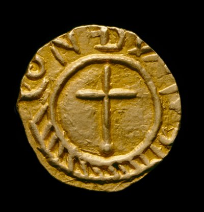 Moneta di Crondall n. 59, moneta anglosassone dal tesoro di Crondall, Crondall, Hampshire da Anglo Saxon