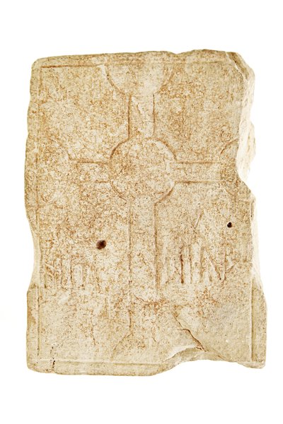 Lapide funeraria, metà VII a metà VIII secolo da Anglo Saxon Anglo Saxon