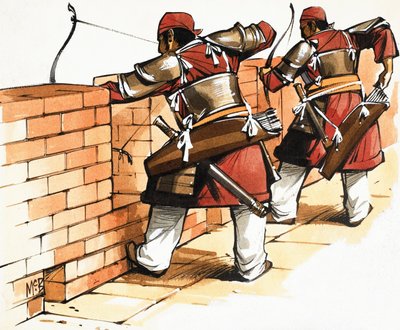 Arcieri al muro da Angus McBride