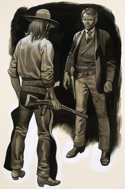 Il Commadore Perry Owens è il nuovo sceriffo di Holbrook, Arizona. da Angus McBride