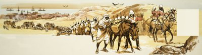 Il generale Napier guida un esercito in Etiopia da Angus McBride
