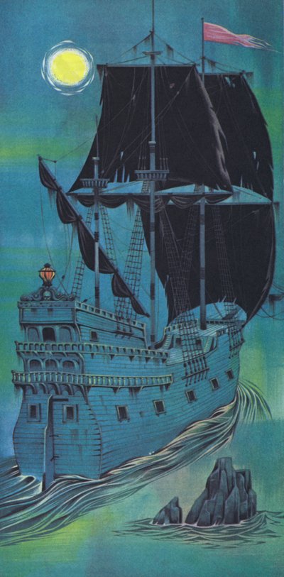 Nave fantasma (litografia a colori) da Angus McBride