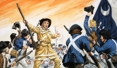 Lord Cornwallis è costretto ad arrendersi a Yorktown da Angus McBride