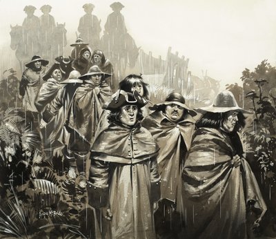 Uomini sotto la pioggia da Angus McBride