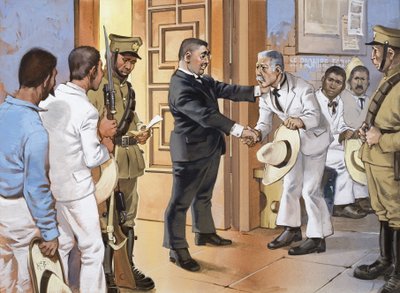 La rivoluzione incompiuta del Messico (gouache su carta) da Angus McBride