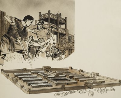 Campo romano (gouache su carta) da Angus McBride