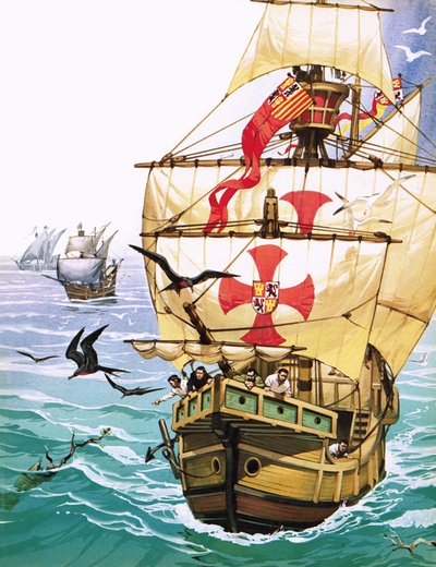I marinai della Cristoforo Colombo 