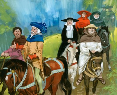 I pellegrini di Canterbury da Angus McBride