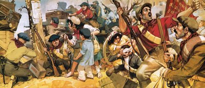 La difesa di Madrid durante la guerra civile spagnola da Angus McBride