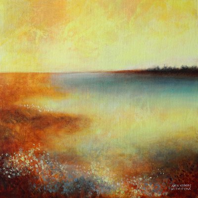 Tramonto astratto e sereno da Ania Witwitzka