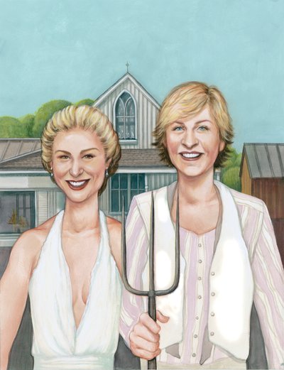 Ellen e Portia da Anita Kunz