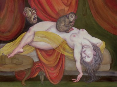 Incubo con Scimmia, 2018 da Anita Kunz