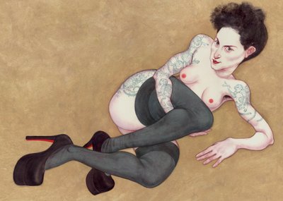 Nudo con Louboutins da Anita Kunz