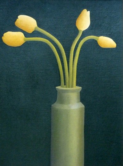 Quattro tulipani gialli, 1982 da Anna Phillips