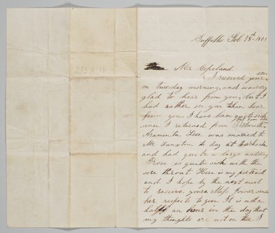 Lettera a John Copeland dalla moglie Ann, 18 febbraio 1861 da Ann Hurst Copeland