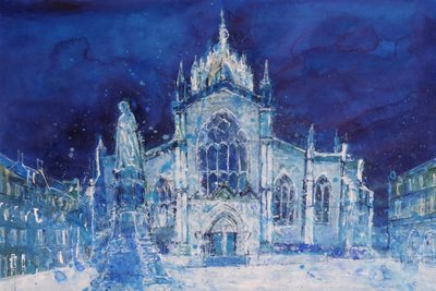 St Giles di Notte da Ann Oram