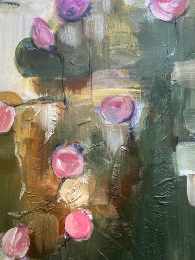 Motivi floreali rosa da Anna-Karin Bergius