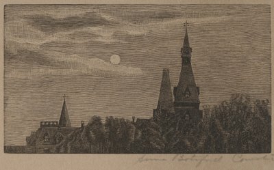 Campanili al Chiaro di Luna da Anna Botsford Comstock