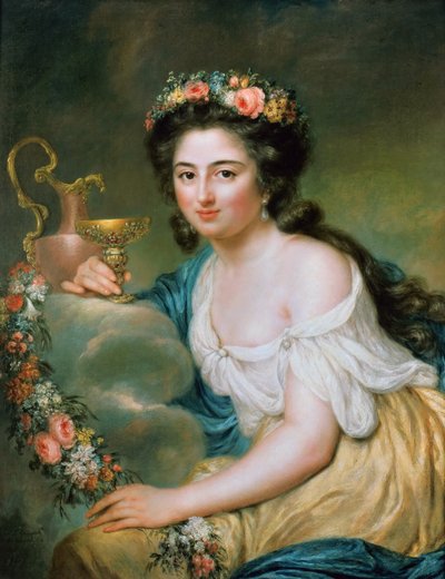 Ritratto di Henriette Herz, nata De Lemos, come Ebe da Anna Dorothea Therbusch