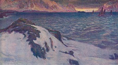 Paesaggio marino di Lofoten, c1910 da Anna Katarina Boberg