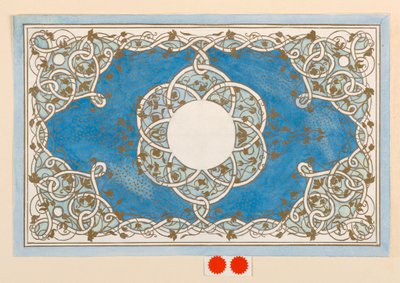 Disegno, Progetto per una copertura di scatola, circa 1894 da Anna M. de Pool