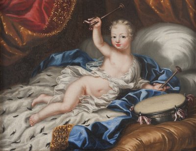 Il re Carlo XII di Svezia, bambino - Ritratto del re Carlo XII di Svezia (1682-1718) da bambino da Anna Maria Ehrenstrahl