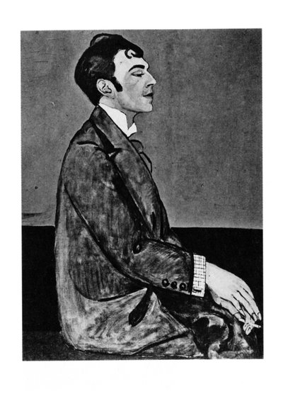 Ritratto del poeta Osip Mandelstam da Anna Mikhaylovna Zelmanova Tchudovskaya