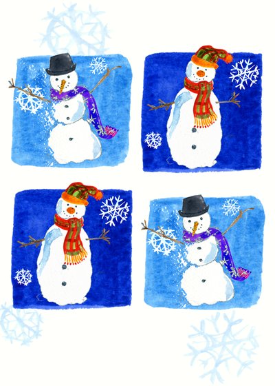 Pupazzi di neve da Anna Platts