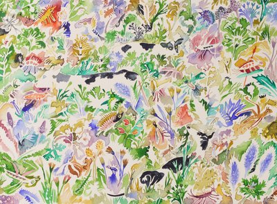 2 Canto del cigno, 2023 (acquerello) da Anna Pugh