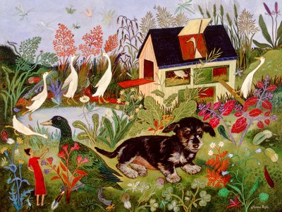 Le anatre di Diana, 2010 (acrilico) da Anna Pugh
