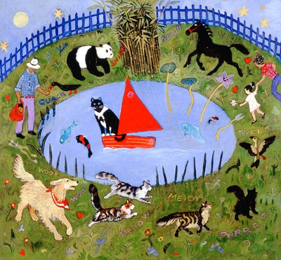 Ciao Chloe, 2004 (acrilico) da Anna Pugh