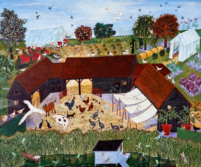 Coltivato in casa, 2013 (acrilico) da Anna Pugh