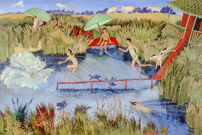 Giornata calda, 2009 (acrilico) da Anna Pugh
