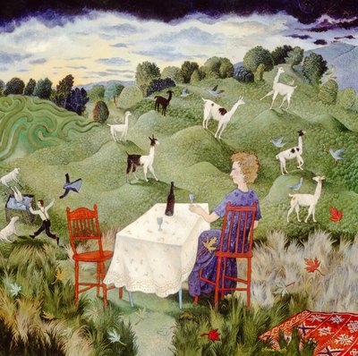 Intervallo, 2002 (acrilico) da Anna Pugh