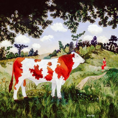 Vivi e lascia vivere, 2002 (acrilico) da Anna Pugh